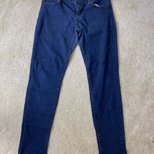 Forever 21 Men's Dark Blue Skinny Jeans